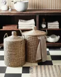 LAUDY – Naturalne Kosze do Prania i Przechowywania, Zestaw Ręcznie Wykonanych Koszy z Trawy Morskiej - 2