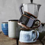 Kubek ceramiczny niebieski Madam Stoltz - 2