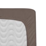 Prześcieradło satyna bawełniana z gumką sepia 043/160x200 - 3