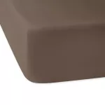 Prześcieradło satyna bawełniana z gumką sepia 043/160x200 - 4