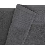 Ręcznik D Bawełna 100% Solano Ciemny Popiel (W) 70x140 - 4