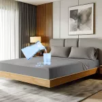 Ochronne prześcieradło z gumką SMARTCEL/90x200/szary 21 - 2