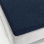 Prześcieradło 175x220 Tulipan_4 granatowy (4044/NE-020T) - 2