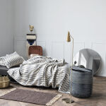 Lampa stojąca metalowa złota HDPrecise House Doctor - 4