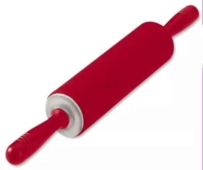 KAISER-Wałek silikonowy do ciasta 25cm czerwony