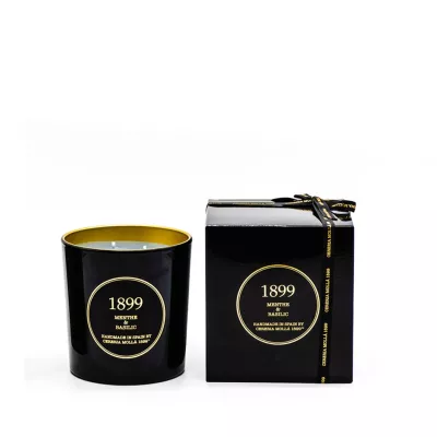 CM-Świeca XL 600gr. Menthe and Basilic