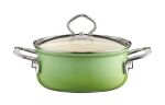 Zestaw garnków ceramicznych zielonych 3-częściowy Riess Smaragd - 3