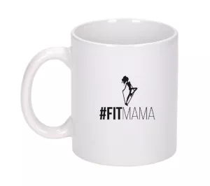 AL-Kubek biały "#Fitmama" w opakowaniu
