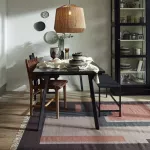 Krzesło obiadowe z plecionej skóry Nordal - 3