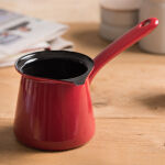 Tygielek do parzenia kawy po turecku czerwony Riess - 2