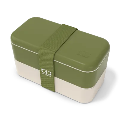 MB-Lunchbox Bento Original Olive Recycled