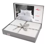 Pościel satyna bawełniana z gipiurą(P) VALINOR 1/220x200 GUIPURE - 8