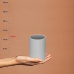 KELA-Kubek toaletowy jasnoszary Sana - 2