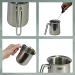 KELA-Garnuszek na mleko 0,35 l stalowy Herta - 3