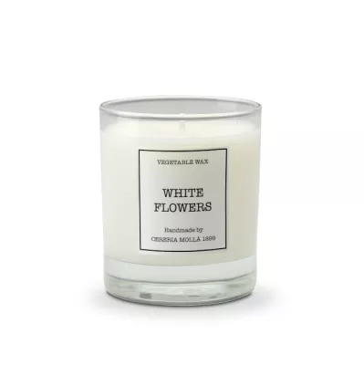 CM-Świeca Santiago 230gr. Flores Blancas