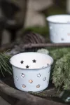 Świecznik emaliowany H: 5 Ø: 7,5 cm na tealight Ib Laursen - 9