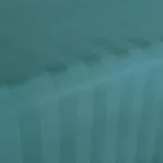 Prześcieradło satyna bambusowo-bawełniana STRIPE SEA TURQUOISE/220x260 - 2