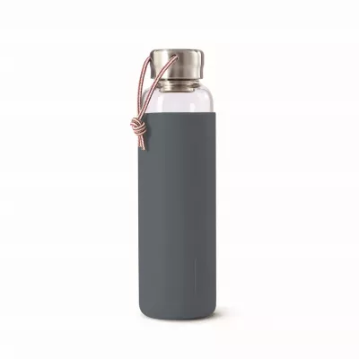 BB-Butelka szklana na wodę 600ml, łupkowa