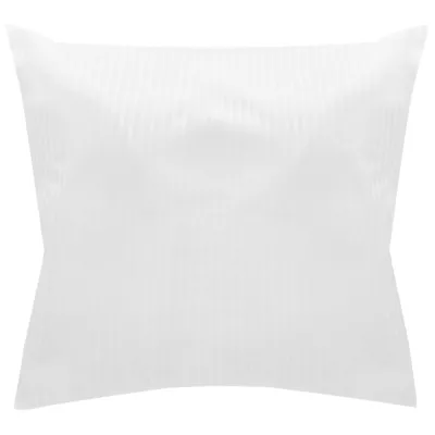 Poszewka hotelowa na zakładkę PASY 4mm biała/40x40