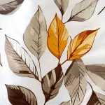 Pościel satyna bawełniana LEAVES/160x200 EXCLUSIVE (promocja) - 5