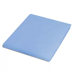 Prześcieradło satyna bawełniana niebieski 009/200x220