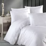 Pościel satyna bawełniana z gipiurą(P) VALINOR 1/160x200 GUIPURE - 5