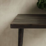 Stół jadalniany House Doctor Slated – Czarny Mango Wood & Żelazo | Loftowy Styl dla Dwojga - 2