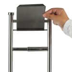 KELA-Stojak WC +szczotka toaletowa stalowy Swing - 2