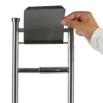 KELA-Stojak WC +szczotka toaletowa stalowy Swing - 2