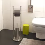 KELA-Stojak WC +szczotka toaletowa stalowy Swing - 4
