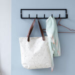 Wieszak ścienny metalowy czarny House Doctor - 2