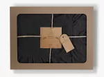 Pościel bawełniana BLACK/160x200(P) STONEWASHED - 3