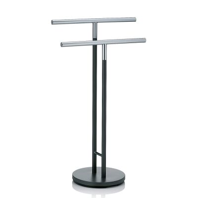 KELA-Wieszak podwójny na ręczniki antracyt Sinerio