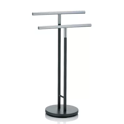 KELA-Wieszak podwójny na ręczniki antracyt Sinerio