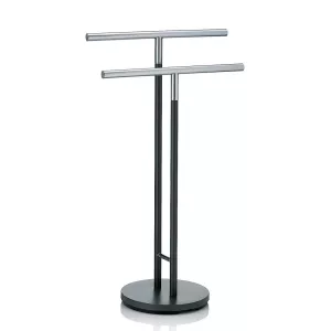 KELA-Wieszak podwójny na ręczniki antracyt Sinerio