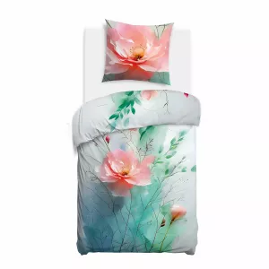 Pościel satyna bawełniana 12424/140x200+1posz.70x80 SATYNLOVE PREMIUM