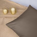 Poszewka satyna bawełna sepia 043/40x40. - 4