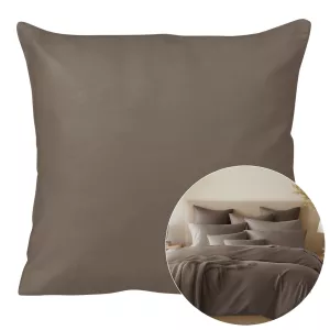 Poszewka satyna bawełna sepia 043/40x40.