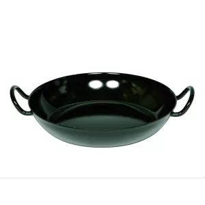 Patelnia z dwoma uchwytami czarna 16 cm Riess CLASSIC Schwarzemaille