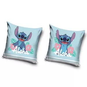 Poszewka licencyjna 40x40 Lilo i Stitch niebieski