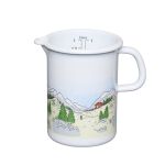 Kubek emaliowany z dzióbkiem i miarką 1l Landlust Riess - 2
