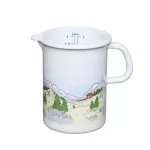 Kubek emaliowany z dzióbkiem i miarką 1l Landlust Riess - 2