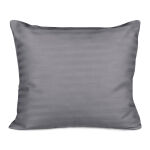 Poszewka satyna bawełna CIZGILI ANTHRACITE/70x80. - 3