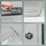 KELA-Pojemnik hermetyczny szklany 0,4 l Aurelia - 3