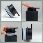 KELA-Dozownik mydła 300ml czarny Sana - 2