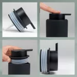 KELA-Dozownik mydła 300ml czarny Sana - 2