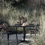 Stół ogrodowy składany czarny 80x80x73 cm Helo House Doctor - 4