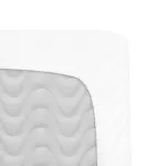 Prześcieradło satyna bawełniana z gumką biały 603/120x200 - 3