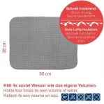 KELA-Mata do osuszania naczyń czarna Rapida - 3