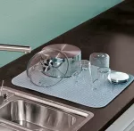 KELA-Mata do osuszania naczyń czarna Rapida - 5